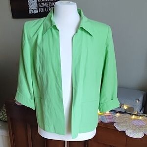 Coldwater Creek Silk/Linen Blend Jacket Size L